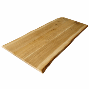 Solid Oak Top with Waney Edges