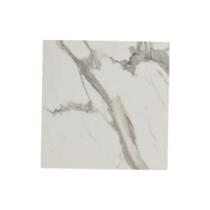 White Marble Compact Table Top with Groove Fixing